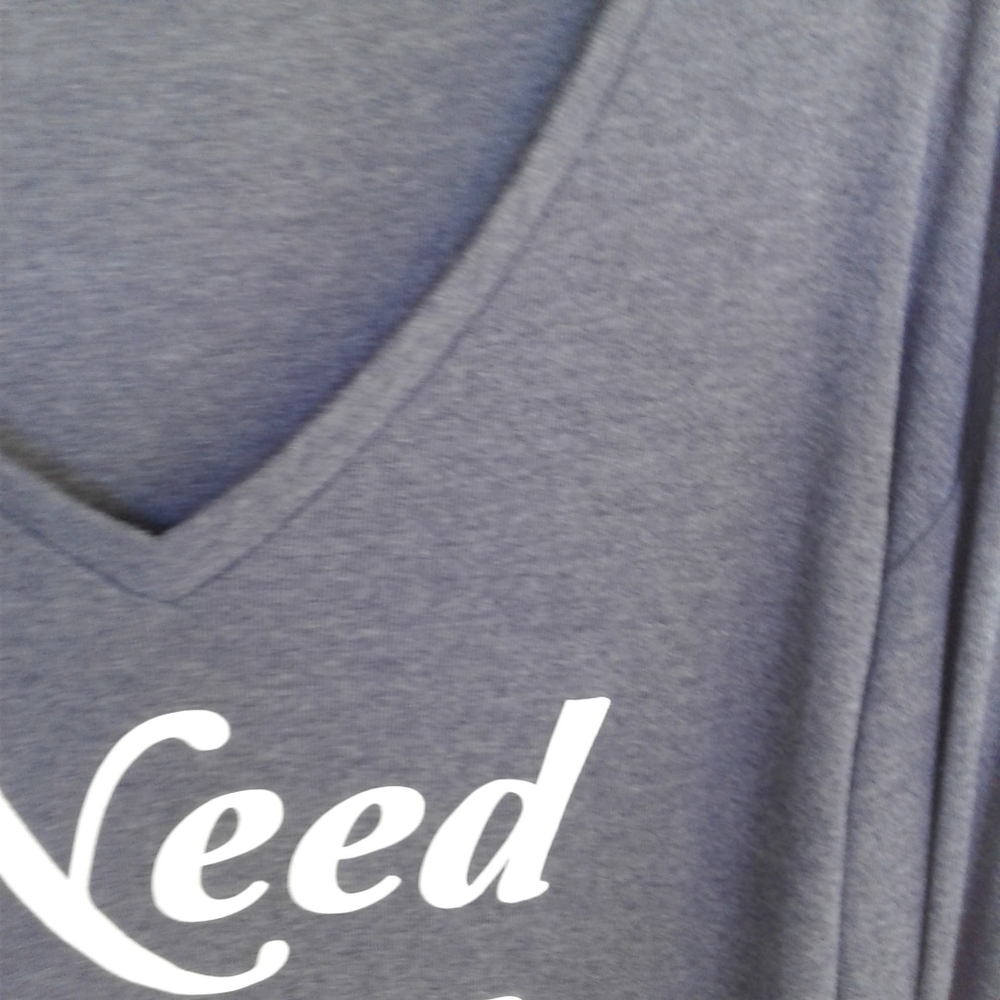 Express Gray Graphic T-Shirt Long Sleeves Small - Picture 2 of 6